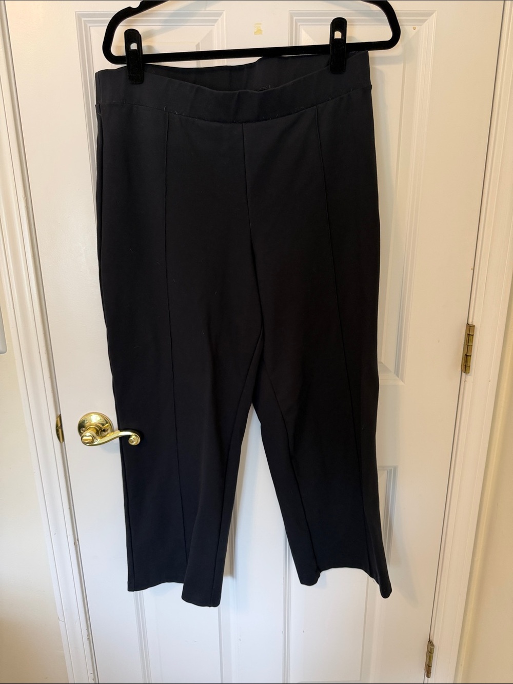 Old Navy Black Stevie Straight Ponte Pull-On Pants XL